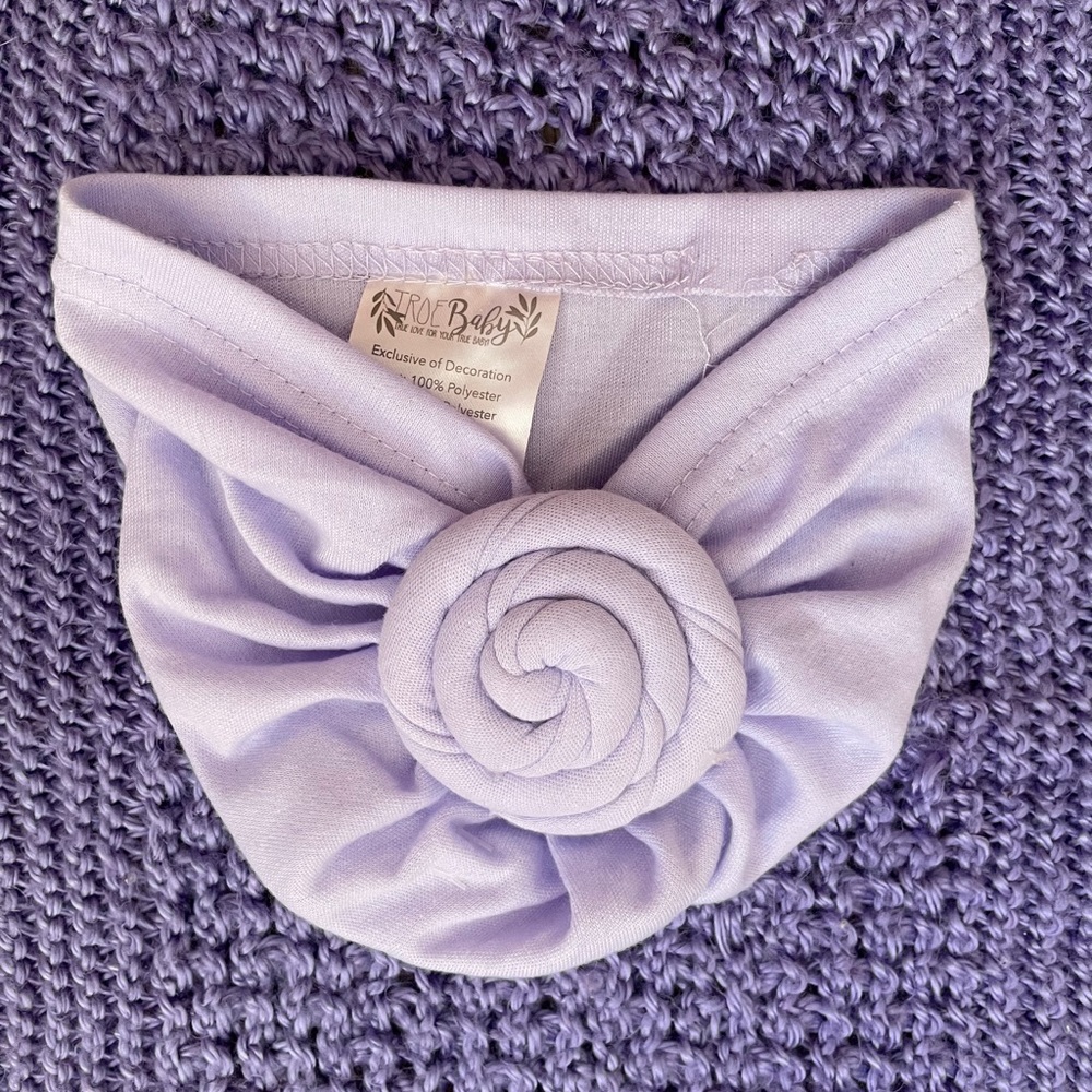 Lavender True Baby Bohemian Beanie